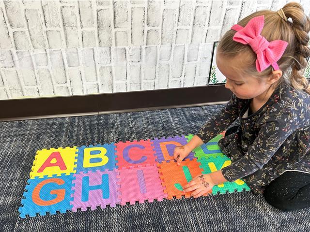 Kore Design Foam Play Mat for Kids Interlocking Alphabet and Numbers (11.8×11.8x0.40')