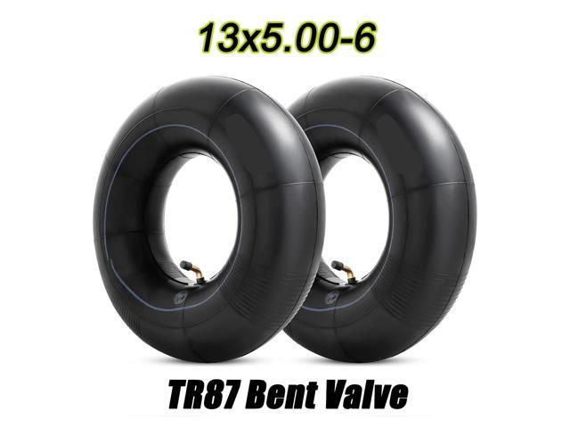 2Pcs 13x5.00-6 Inner Tube with TR87 Bent Valve Stem Replacement ATVs Lawn Mower