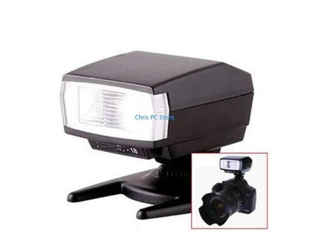 Adjustable Flash Unit GN20m For Digital Cameras 60° Beam PC Connection Port
