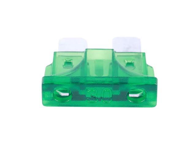 Vehicle Car 30A 30Amp Green Body Two Prong Blade ATC Fuse 90Pcs