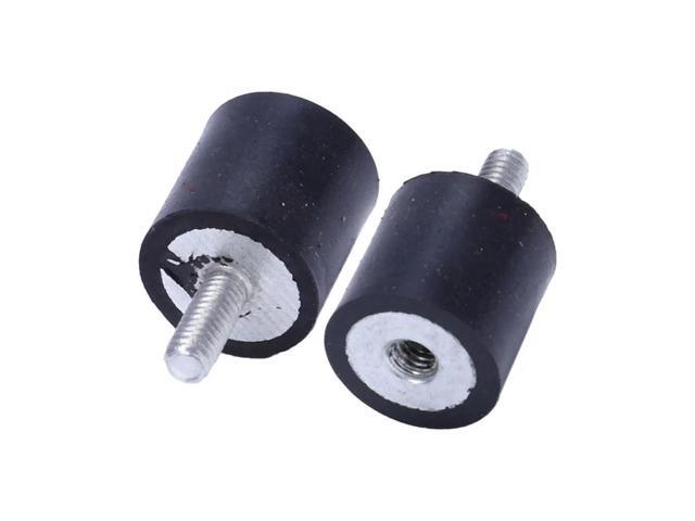 20Pcs M4 Outside Inside Anti Vibration Rubber Buffer Insulator Attachment 15Mmx15mm