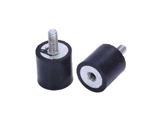 20Pcs M4 Outside Inside Anti Vibration Rubber Buffer Insulator Attachment 15Mmx15mm