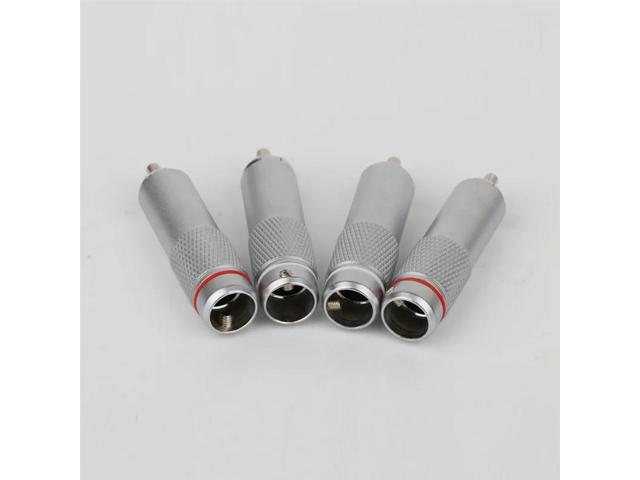 4PCS RCA Plug Connector RCA Audio Plug RCA Terminal For DIY HIFI Audio Cable Speaker Accessories