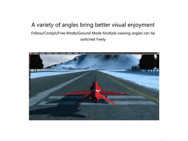 USB Flight Simulators 8 in 1 Flight Emulators Controllers with Cable for XTR5 FMS FPVs Aircraft Helicopter Controllers