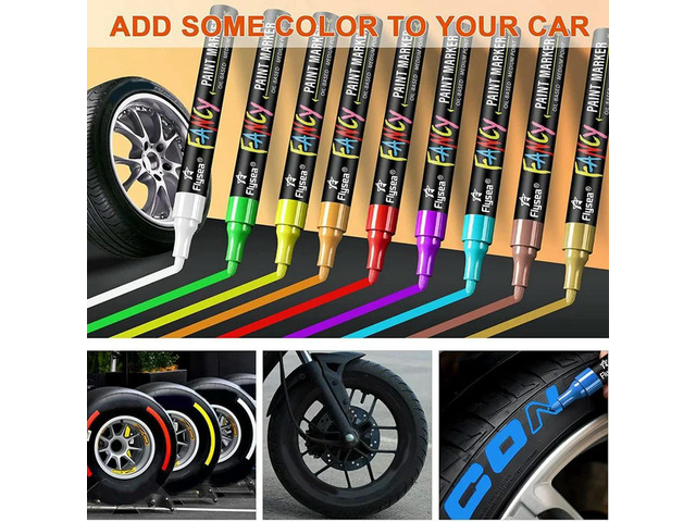Paint Pens Paint Markers, 20 Colors Oil-Based Waterproof Paint Marker Pen Set, Never Fade Quick Dry And Permanent