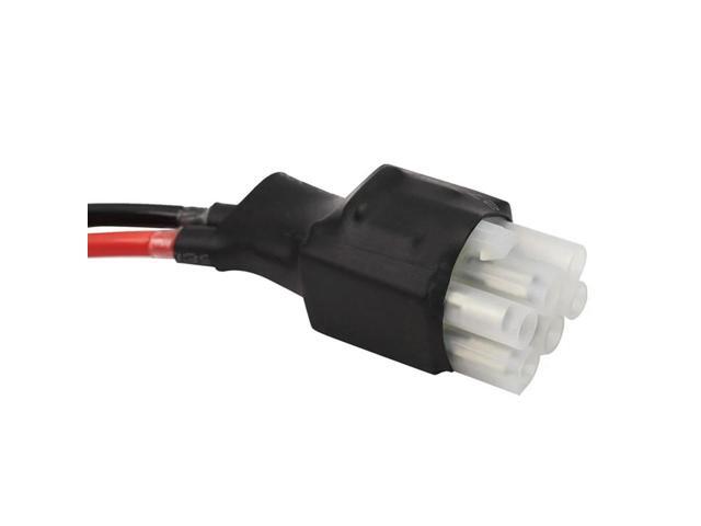 4X 30A 1M Fuse 6 PIN Short Wave Power Supply Cord Cable For Yaesu FT-857D FT-897D