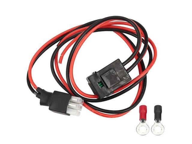 4X 30A 1M Fuse 6 PIN Short Wave Power Supply Cord Cable For Yaesu FT-857D FT-897D