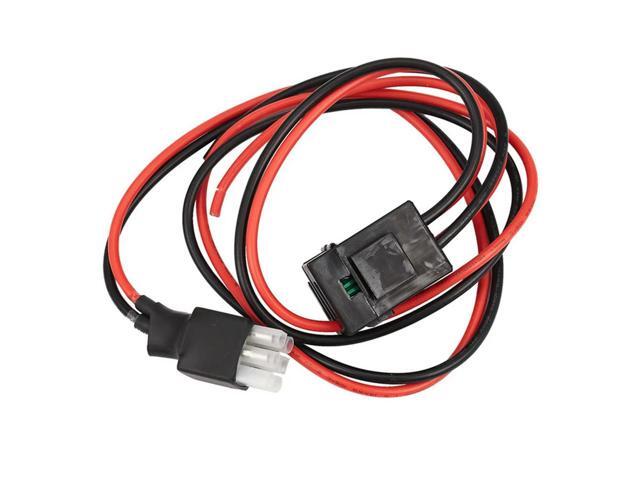 4X 30A 1M Fuse 6 PIN Short Wave Power Supply Cord Cable For Yaesu FT-857D FT-897D