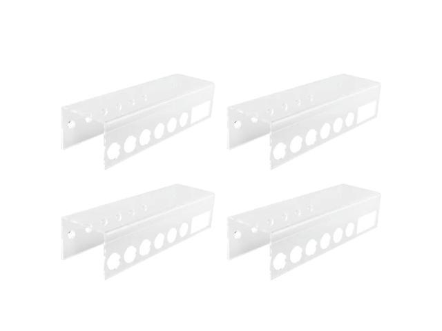 4X Wall-Mounted Acrylic Dry Erase Marker Holder, 6 Slot Clear Eraser Marker Organizer For Office School Home