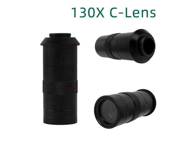 Magnification Adjustable 130X Zoom C Mount Lens 0.7X-4.5X Magnification For USB Industry Video Microscope Camera Easy Install