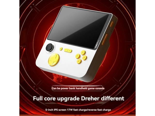 E5 Handheld Video Game Console 64G 15000 Games 5Inch HD Retro Game Console 6000Mah Support 13 Emulators