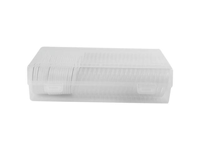 4Set 46 Mm Coin Capsules Plastic Round Coin Holder Case And 7Sizes (16/20/25/27/30/38/46Mm) Protect Gasket