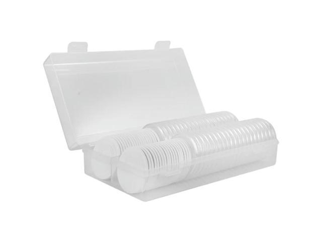 4Set 46 Mm Coin Capsules Plastic Round Coin Holder Case And 7Sizes (16/20/25/27/30/38/46Mm) Protect Gasket