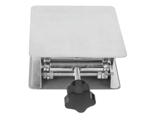 3X Scientific Jack-100 X 100Mm Stainless Steel Stand Table Rack Scissor -Lift Lifter For Science Experiment