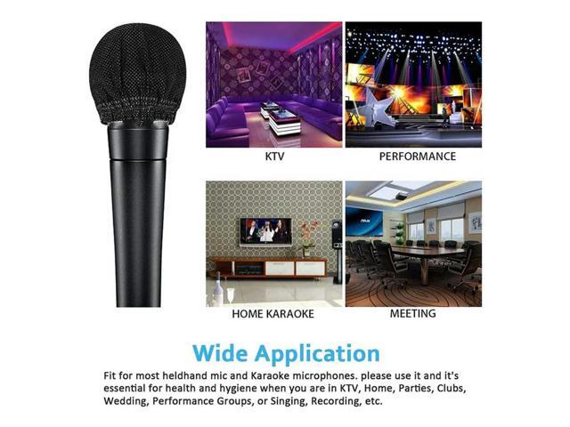 1000 Pcs Disposable Microphone Cover Handheld Microphone Protective Cap Musical Microphone Cover For KTV Karaoke Bar,Etc
