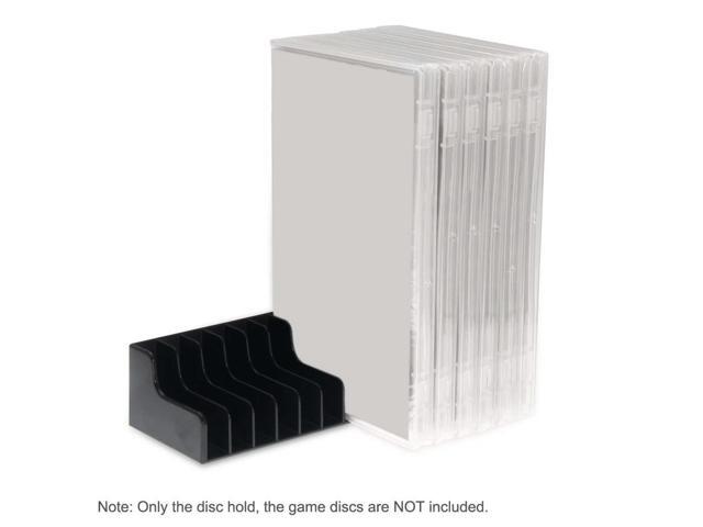 2pcs Black CD Disk Holder Game Card Box Stand 24pcs CD Disks/Card Game Card Holder for Switch