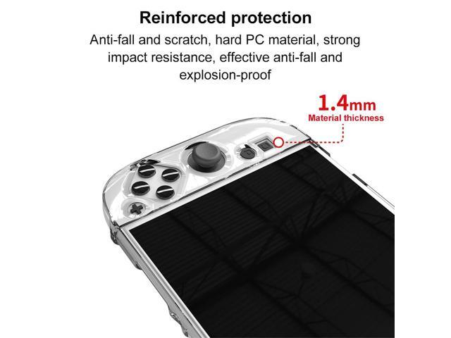 Clear PC Hard Case for Switch 2 Split Protective Case Cover Anti-fall Protective Sleeve Shockproof for Nintendo Game Accessories