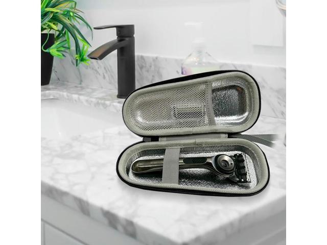 For Gillette Fusion 5 Razor Hard EVA Travel Case Waterproof Hard Protective Case Shockproof Shaver Hard Case Travel Carrying Bag