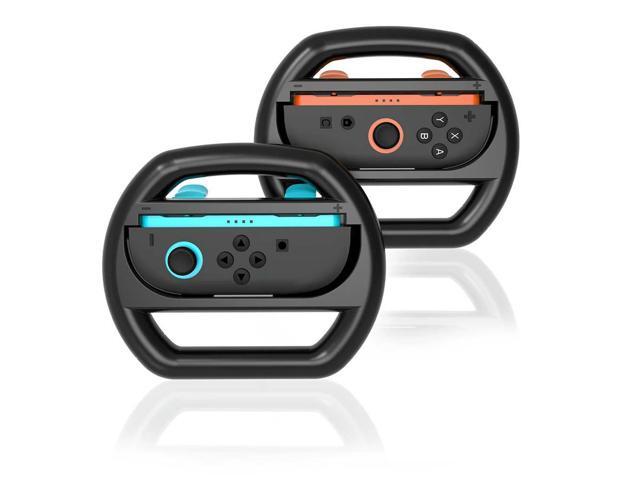 2Pcs Racing Steering Wheels for Switch 2 Handle Grips Controller Game Grip Handle for Nintendo for Switch 2 Controller Gamepad
