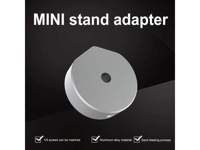 For StarLink Mini Tripod 1/4 Screw Adapter Aluminum Alloy Ethernet Satellite Bracket Adapter Bracket Pipe 1/4 Screw Adapter