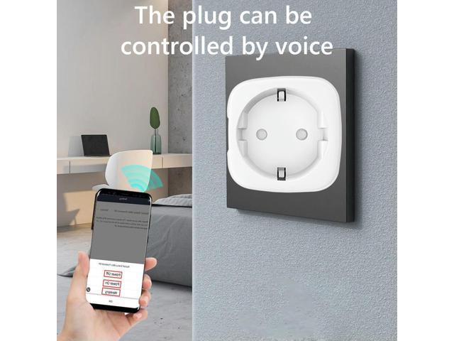 Connected Socket ligent Socket with Timer and Countdown Function 16A Adapter Plug for Light Bulbs Refrigerator