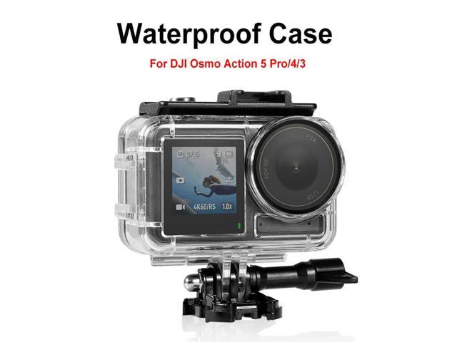 60M/196FT Waterproof Case Diving Housing Case Anti-Fog Underwater Dive Housing for Osmo Action 5 Pro/4/3 Camera Accessories