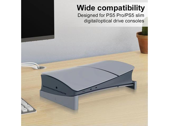 Horizontal Game Console Desk Stand Rack Host Rack for PS5/PS5 Slim Edition and Disc Edition