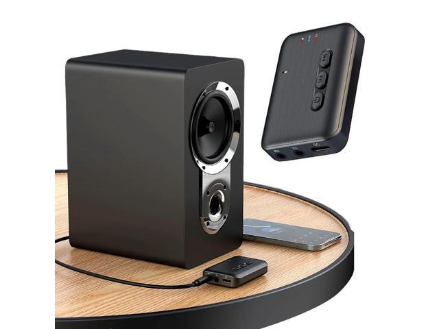 BT 5.3 Audio Transmitter Receiver Support TF Card Wireless Audio Adapter Audio Receiver for Home Speakers Wired Headphones