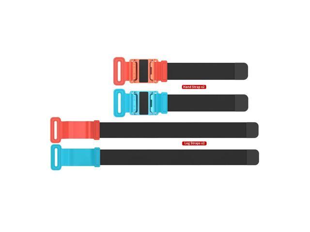 Adjustable Armband with Leg Strap Wrist Bands Game Handle Holder Sports Strap Ring Tie for Nintendo for Switch 2 Joy-Con Gamepad