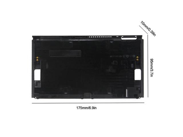 Replacement Bottom Housing Shell Case Repair Parts Back Cover Faceplate Ergonomic Design Rear Cover for Switch OLED Game Console