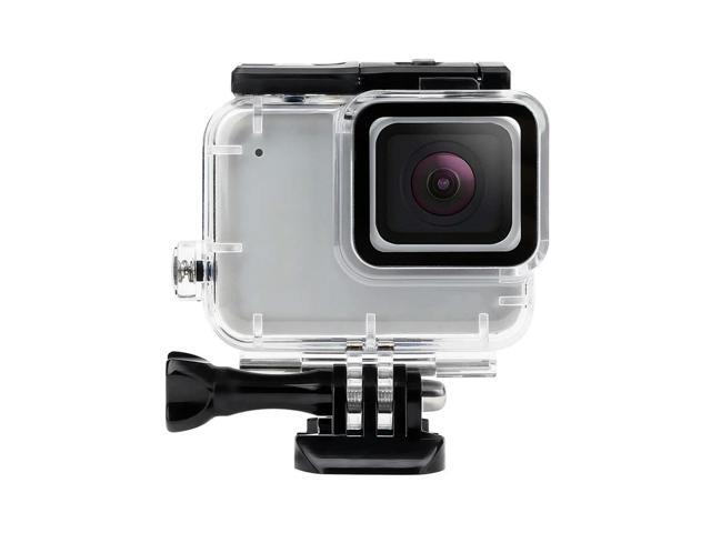 Waterproof Case 30m/98.42ft Case Housing Silver and White Underwater Dive Case Shell for Gopro Hero 7 Sports Camera Accessories