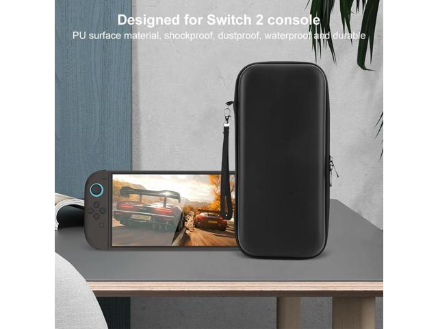PU Carrying Case for Switch 2 Portable Bag with 10 Game Cards Holder Game Conslole Case Zipper Handbag Games Accessories