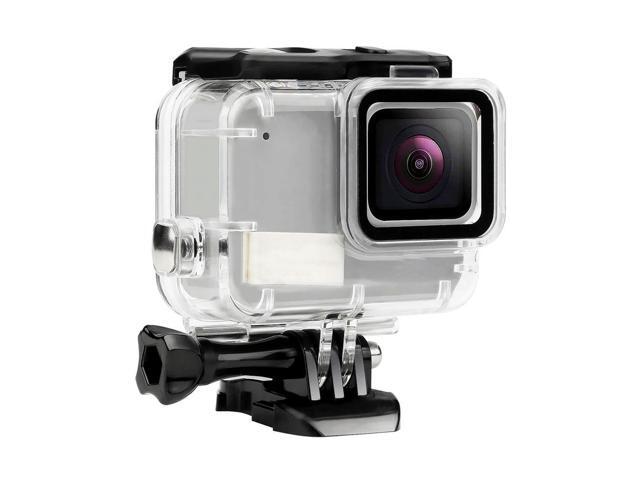Waterproof Case 30m/98.42ft Case Housing Silver and White Underwater Dive Case Shell for Gopro Hero 7 Sports Camera Accessories