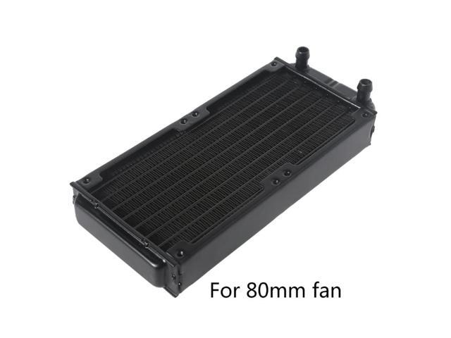 Water Cooling Computer Radiator 10 Pipe Aluminum Heat Exchanger Liquid Cooling Heat Sink for CPU PC Water Cool System