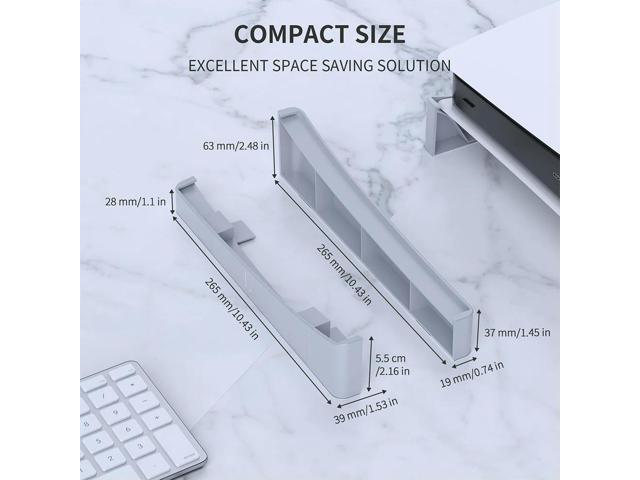 For PS5 Horizontal Base Stand Holder Game Console Desk Stand Rack Placement Bracket for PS5 Disc & Edition