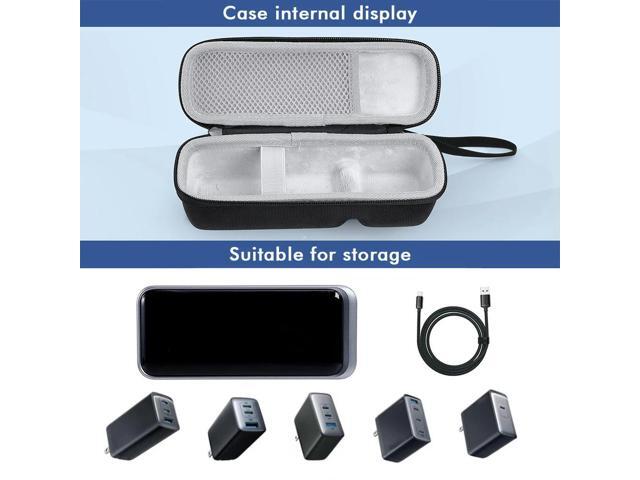 Carrying Case Shockproof Protective Hard Case EVA Anti-scratch Travel Carry Bag for Anker Prime 20000mAh Power Bank 200W & Charger