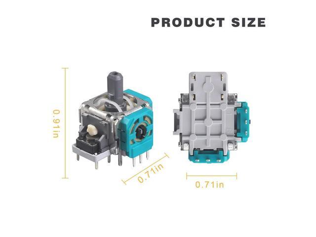 10pcs Replacement 3D Analog Joystick Joystick Replacement Analog 3D Joysticks Replacement for Xbox One Controller
