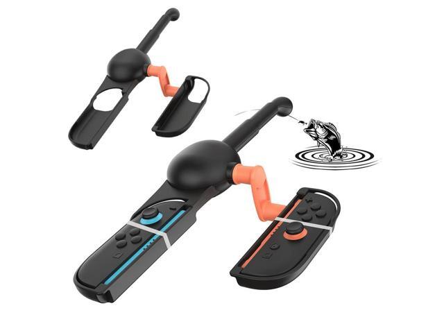 Fishing Rod for Nintendo for Switch 2 Joy-Con Fish Game Kit ABS Game Handle Grip for Switch/OLED for Bass Pro Shops-The Strike