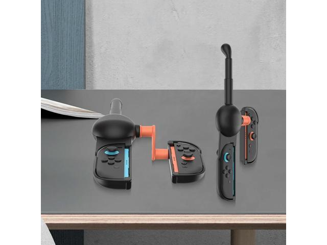 Fishing Rod for Nintendo for Switch 2 Joy-Con Fish Game Kit ABS Game Handle Grip for Switch/OLED for Bass Pro Shops-The Strike