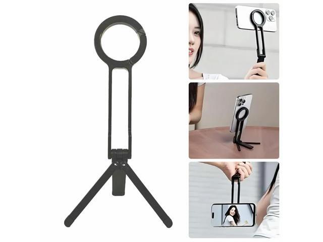 Carabiner-Mounted Phone Tripod Multi-Function l Phone Tripod Magnetic Ring Phone Holder for Selfie Vlog Video