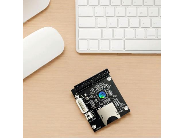 SD Memory Card To 3.5inch 40Pin IDE Hard Drive Adapter Converter Compatible with DOS/Linux/98/XP/VISTA/NT