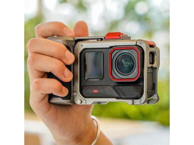 For Ace Pro/2 l Camera Grip Mount Wear Resist Sports Camera Protective Case Anti-Fall Street Photo Vlog Accessories