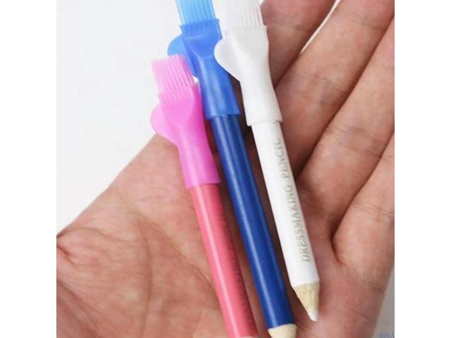 6Pieces Sewing Marking Pencils Erasable Fabric Pencils for Tailor Marking Fabric and Tracing Tool