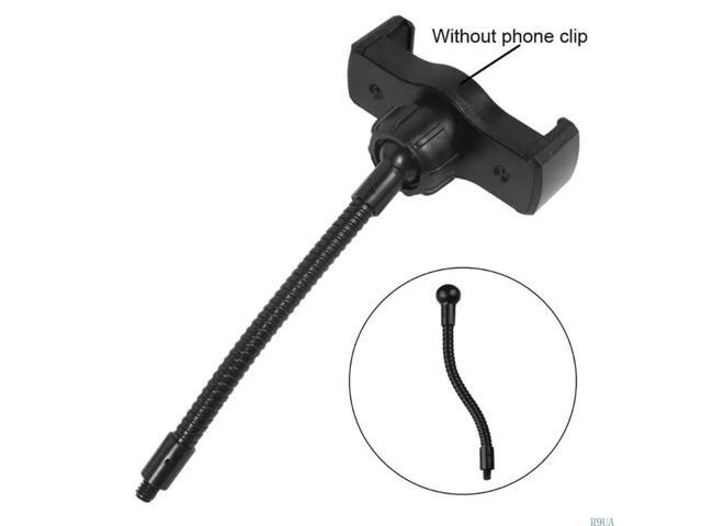 Adjustable l Hose with 17.4mm Ball Head Adapters 360 Degree Rotatable for Camera Tripods Phone Mount Live Streaming
