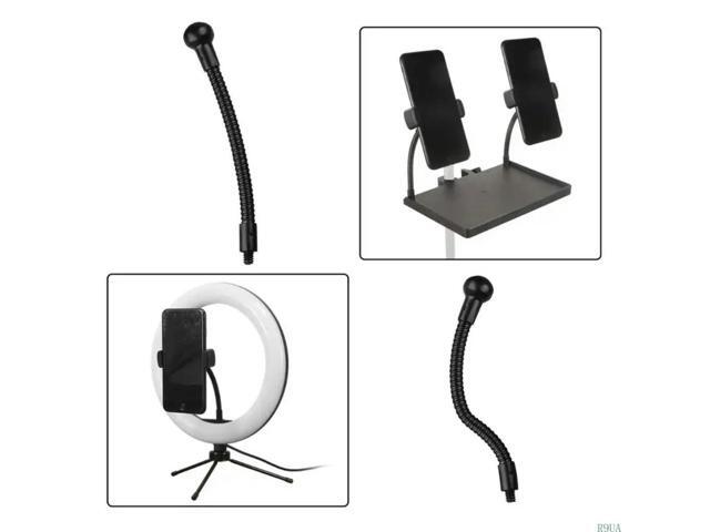 Adjustable l Hose with 17.4mm Ball Head Adapters 360 Degree Rotatable for Camera Tripods Phone Mount Live Streaming