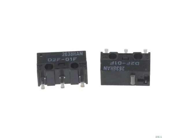 High Precisions D2F-01F 0.7N Authentic Mouse Microswitch 20M Clicks for G502 GPW Keyboard Mouse Button 2PCS