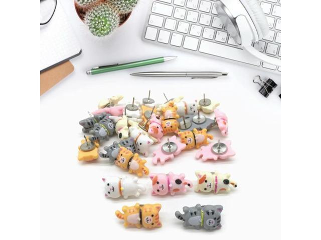 Push Pins Decorative Drawing Pins for Cat Thumb Tacks for Photo Wall Cork B