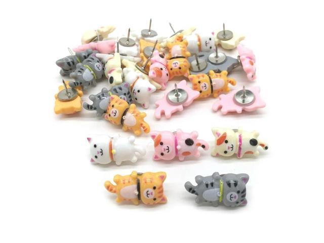 Push Pins Decorative Drawing Pins for Cat Thumb Tacks for Photo Wall Cork B