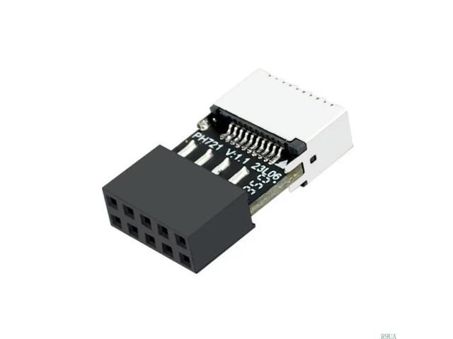 Versatile USB2.0 9PIN to TypeE 20Pin Female Adapter Converter