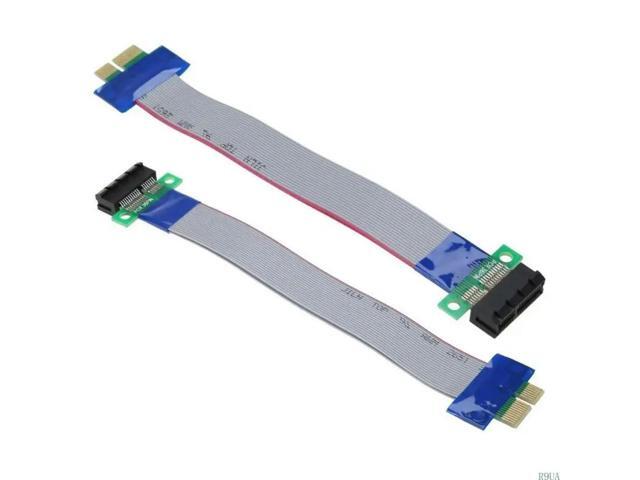 PCIExpress Cable Riser Adapter Flexible Ribbon Cable for Graphics Card 19cm